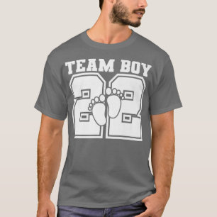 Gender Reveal Team Boy 2022 Matching Baby Party Bl T-Shirt