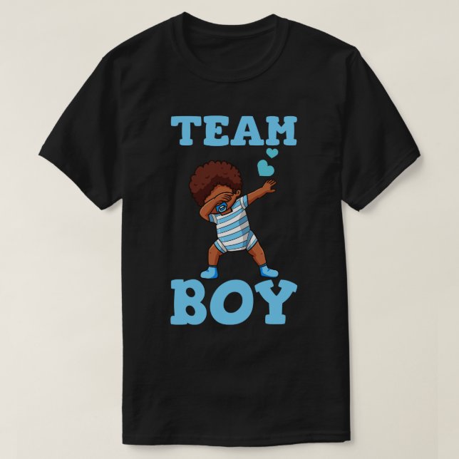 Gender Reveal Team Boy 3 T-Shirt (Design Front)