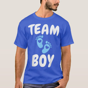 Gender Reveal Team Boy Funny Family Matching Party T-Shirt