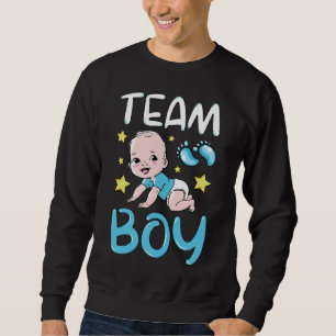 Gender Reveal Team Boy Party Set Men Sweatshirt