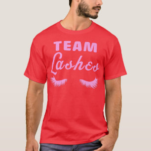 Gender Reveal Team Girl Lashes T-Shirt