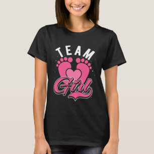 Gender Reveal Team Girl Pink T-Shirt