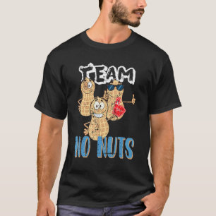 Gender Reveal Team No Nuts Baby Party Girl T-Shirt