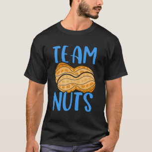 Gender Reveal Team Nuts Boy Matching Family Baby P T-Shirt
