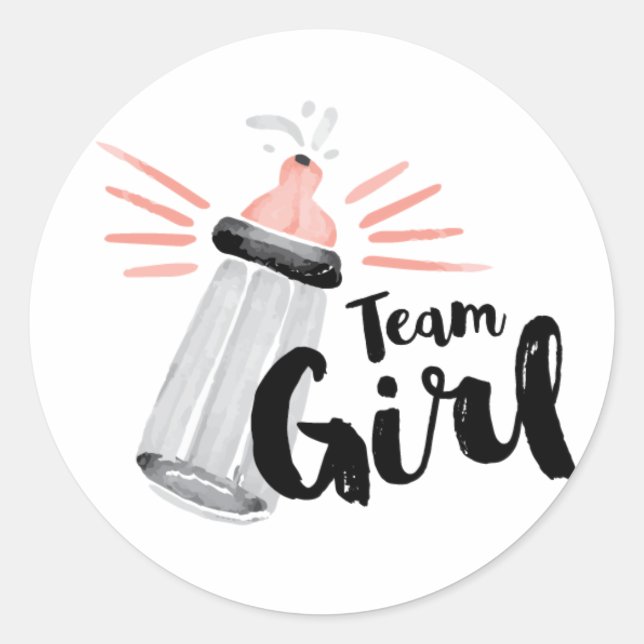 Gender Reveal Team Stickers (Front)