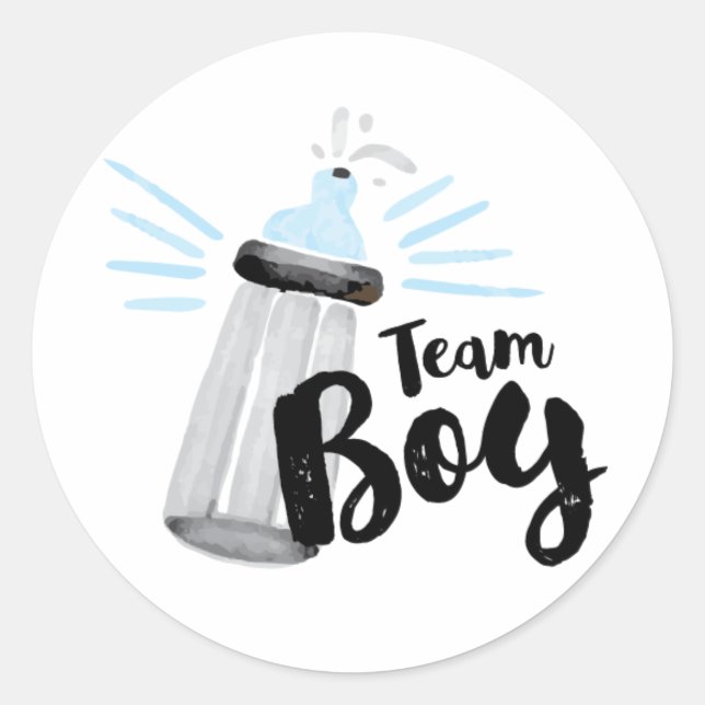 Gender Reveal Team Stickers (Front)