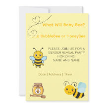 Gender Reveal Theme Bee