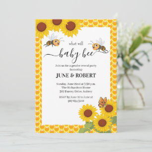 Gender reveal what will baby be party invitation