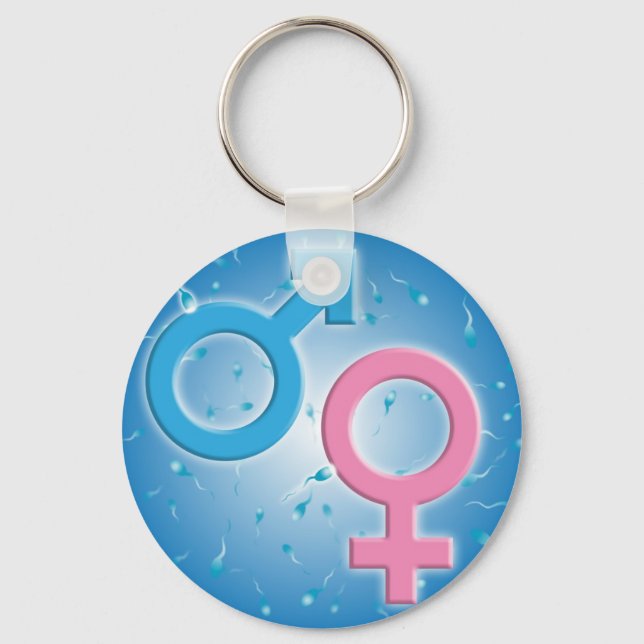 Gender Science Keychain (Front)