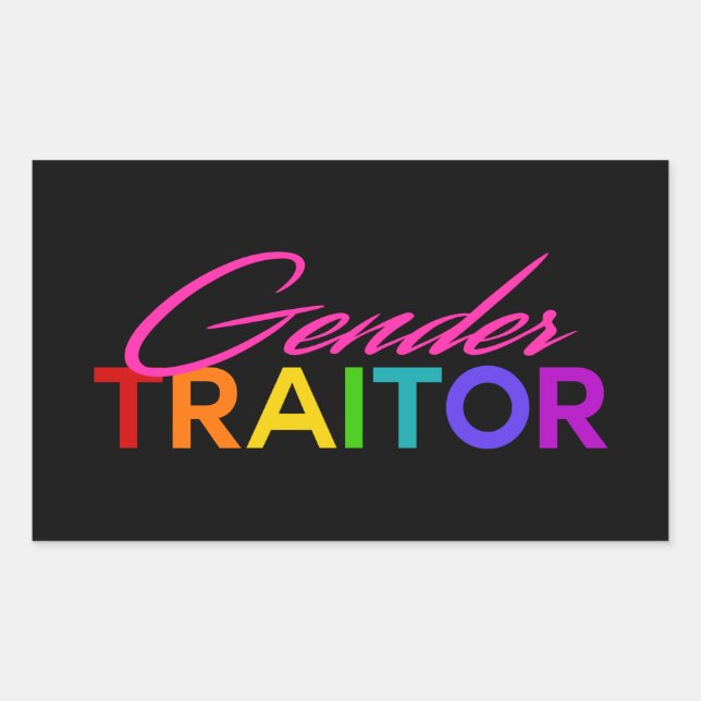 Gender Traitor Sticker (Front)