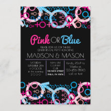 GENDER UNKNOWN Gender Reveal Invite Invitation