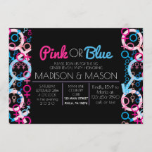 GENDER UNKNOWN Gender Reveal Invite Invitation