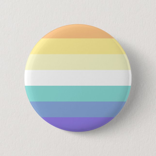 Genderfaun Pride Flag  2 Inch Round Button (Front)