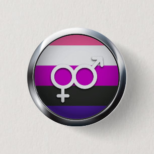 Genderfluid 1 Inch Round Button