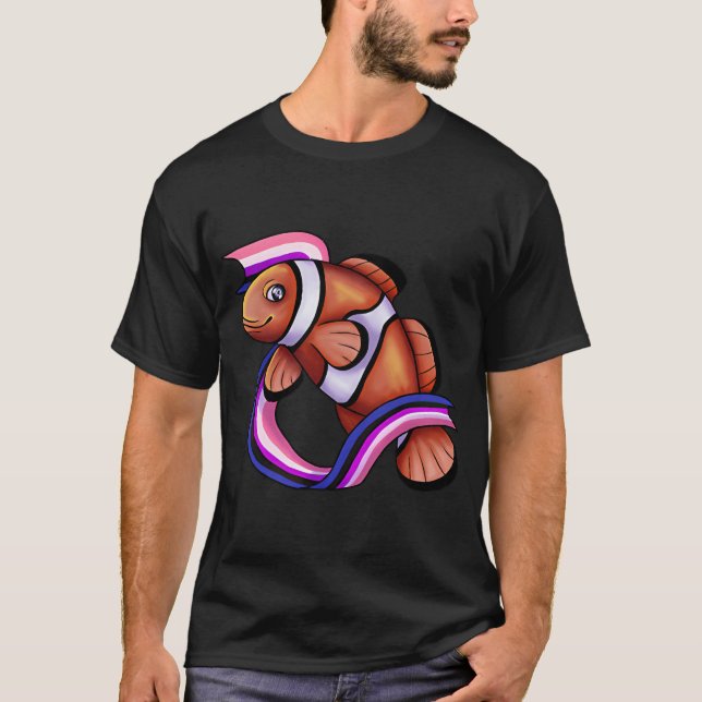 Genderfluid Clownfish T-Shirt (Front)