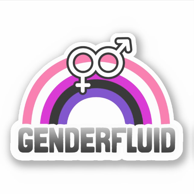 Genderfluid Gender Symbol (Front)