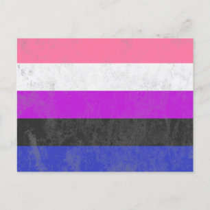 Genderfluid Postcard