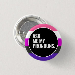 Genderfluid Pride 1 Inch Round Button