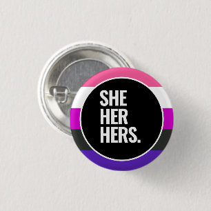 Genderfluid Pride 1 Inch Round Button