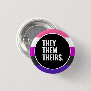 Genderfluid Pride 1 Inch Round Button