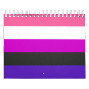 Genderfluid Pride Flag Calendar