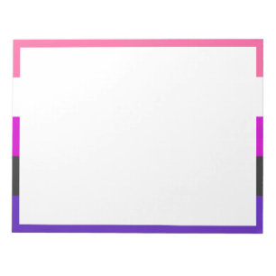 Genderfluid Pride Flag Notepad