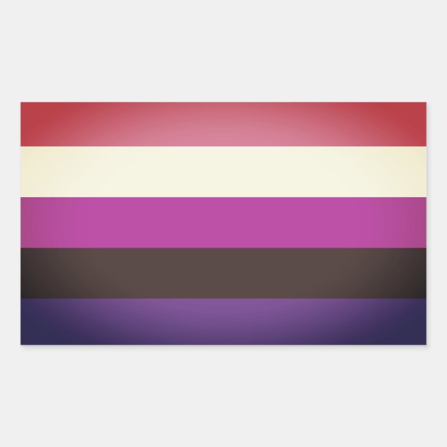 Genderfluid Pride Flag Sticker (Front)