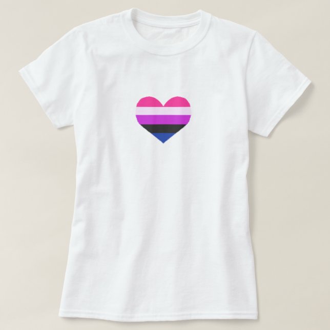 Genderfluid Pride T-Shirt (Design Front)