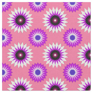 Genderfluidity pride colours /pink flower pattern fabric