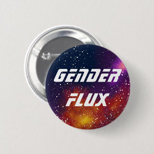 Genderflux Customizable Galaxy Identity 2 Inch Round Button
