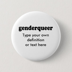 GENDERQUEER 2 INCH ROUND BUTTON