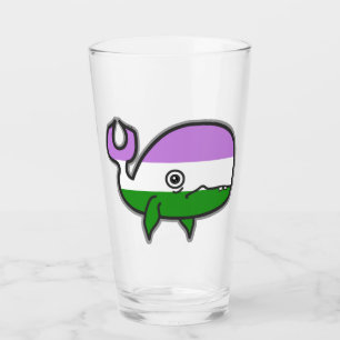 Genderqueer Anxious but Proud Whale Tumbler