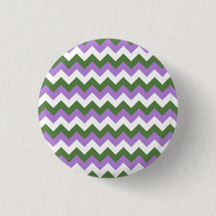 Genderqueer Badge 1 Inch Round Button