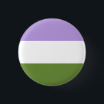 Genderqueer Button<br><div class="desc">A simple design with the genderqueer pride flag.</div>
