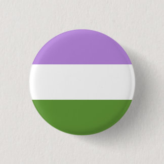 genderqueer flag 1 inch round button