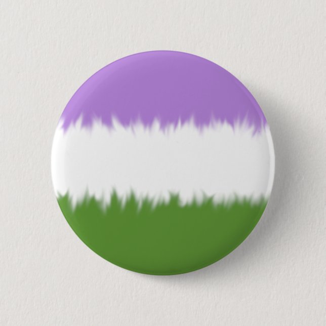 Genderqueer Flag Button (Front)
