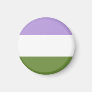 Genderqueer Flag Magnet