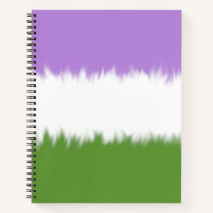 Genderqueer Flag Notebook