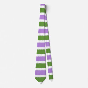 Genderqueer Flag Wide Stripe Neck Tie