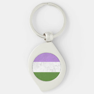 Genderqueer Keychain