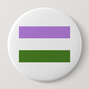 Genderqueer Pride Flag 4 Inch Round Button
