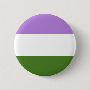 Genderqueer Pride Flag LGBT Pride 2 Inch Round Button