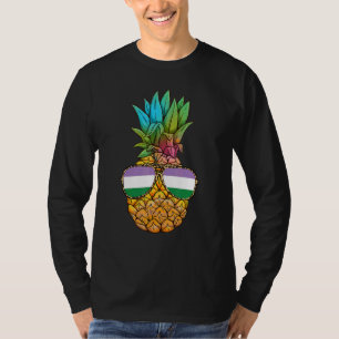 Genderqueer Pride Flag  Pineapple Genderqueer T-Shirt