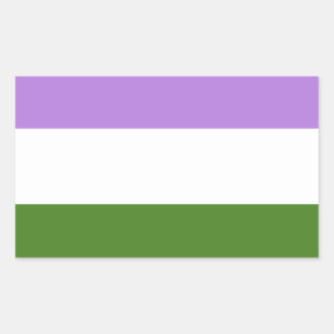 Genderqueer Pride Flag Sticker