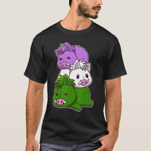 Genderqueer Pride Flag Wild Boars T-Shirt