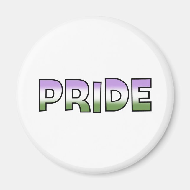 Genderqueer Pride Magnet (Front)