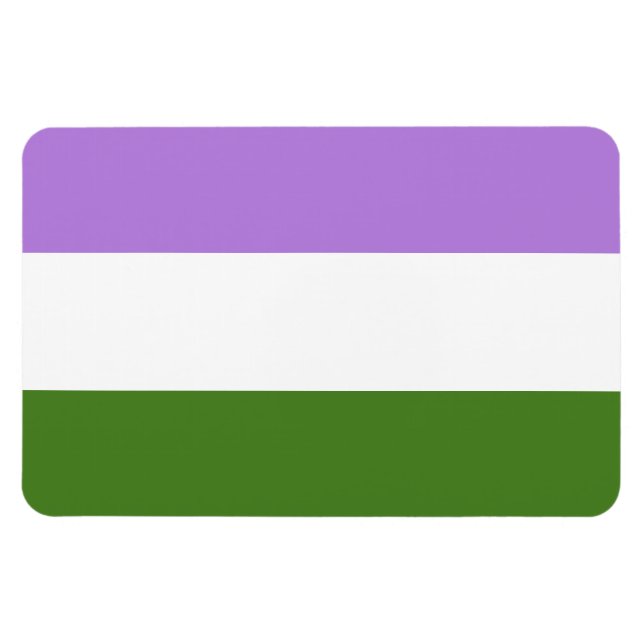 Genderqueer Pride Magnet (Horizontal)