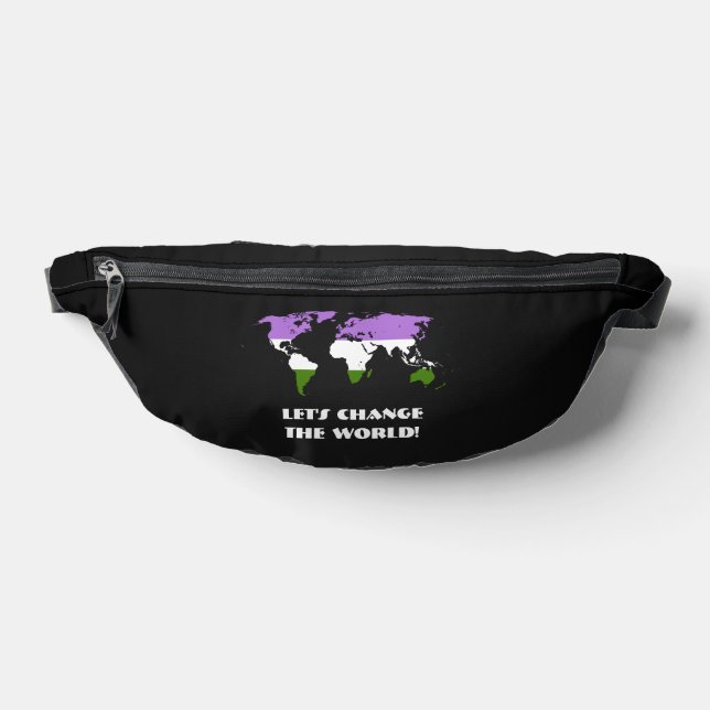 Genderqueer Pride Map of The World  (Poser)