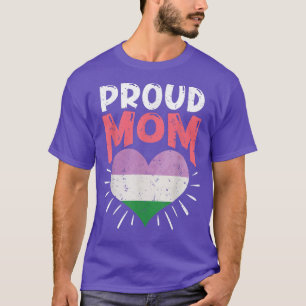 Genderqueer Pride Month LGBTQ Queer Proud Mom LGBT T-Shirt