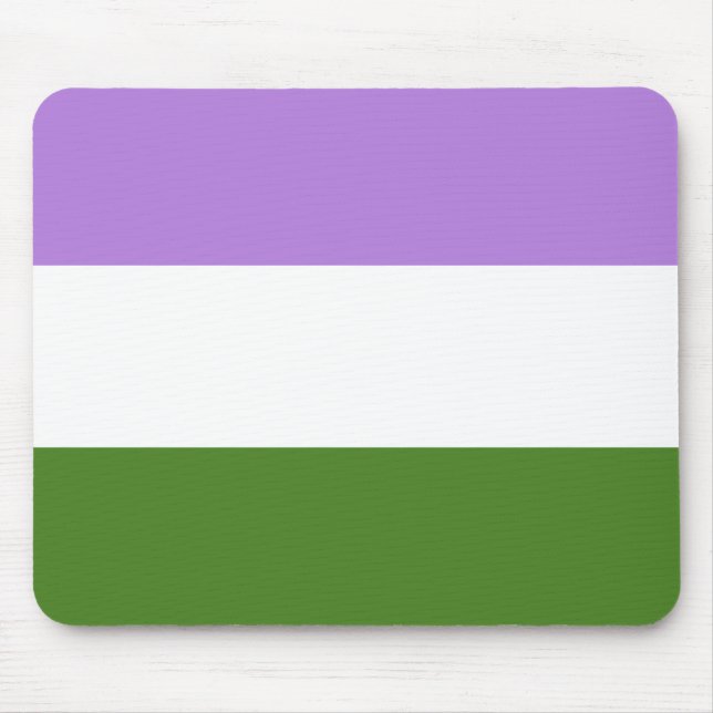 Genderqueer Pride Mouse Pad (Front)